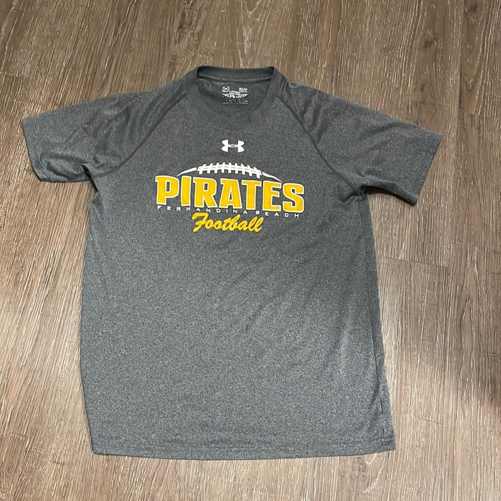 Under Armour Fernandina Beach Pirates Football Shirt Size Mens Small